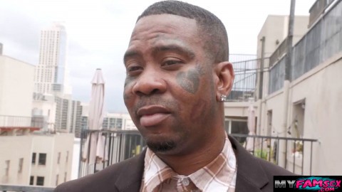 Fuck my pussy and cum on my face black stepdad