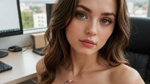 A huge cock amongst my big breast 