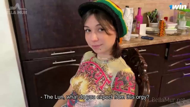 Real backstage activity of Bella Mur's naughty fuck-a-thon! Swinger party at its