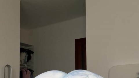 Adrianna Savu, the molten sportswear model, performs a cool workout finish with thick mounds and a meaty donk in this gonzo porn