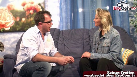 German Housewife Aroached On The Street For Sex Sucking Pussy