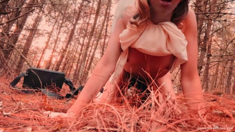 A Couple Has Sex Right In The Forest Following Their Desires Horny Mom