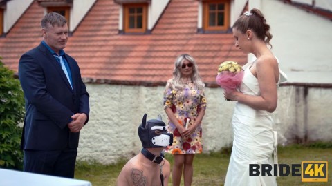 Hot Brides In Nylon Stockings Have Sex With A Guy In The Open Air Girls Wanting Dick