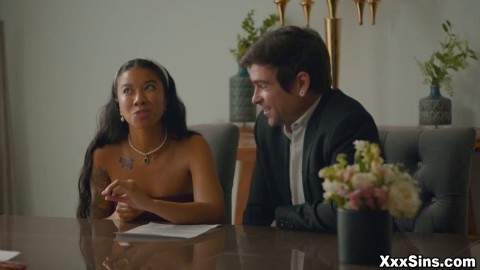 Newlyweds Gizelle Blanco and Codey Steele fucks in front of their friends