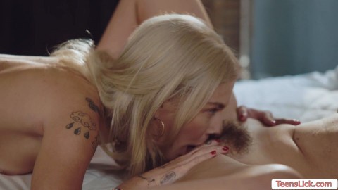 Enjoy this teen stepsisters lick each others pussy