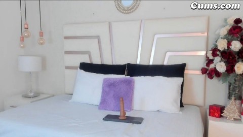 Big-Tits Babe Gets Wet & Wild with Massive Dildo