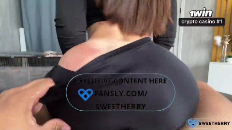 Hot sporty doll in tight leggings wants to rail my pipe doggystyle - best XXX sex!