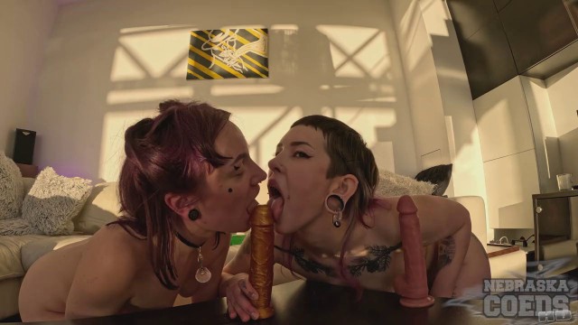 Lesbian Sex With Big Natural Boobs And Toy Play Horny Girl