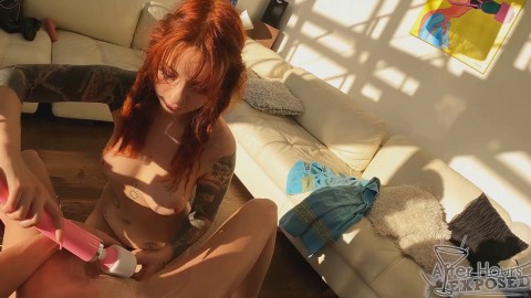 Redhead Beauty Miss Pussycat Uses A Vibrator To Achieve Intense Pleasure Hd Sex Video