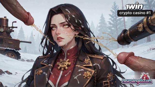 Steampunk Siren's Chocolate Assault: Snowy Orgasm