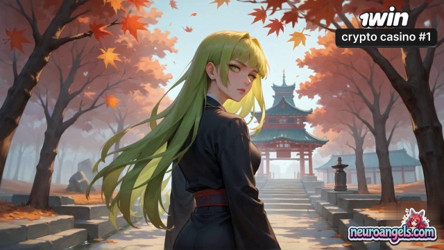 Autumn Spritz: Green Haired Girl Drenched by Naval Dildos