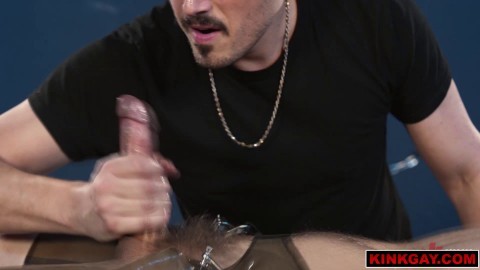 WoodxBound Binds Eddie Patrick for Intense Edging and Cock Worship