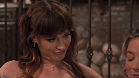 Brunettes Alison & Siri Seduce With Their Natural Tits In A Wild Lesbian Encounter Big Hard Fuck