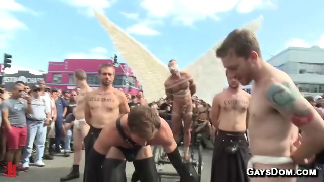 Jessie Colter Cameron Kincade Bip Crew Torment At Folsom Street Fair Honey Syrup Body Treatment