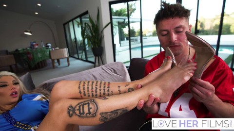 Tattooed Blonde Kitana Montana Rides Dick After Blowjob Freeslut