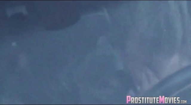 Voyeur Films Blonde in Leather Giving Roadside BJ and Swallowing