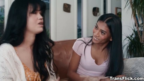 Chanel Chance satisfy Yhivi with her creampie cravings