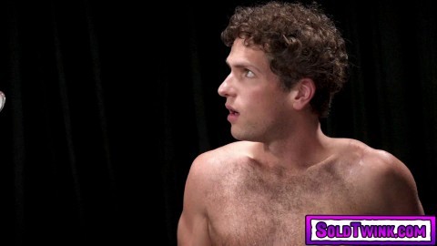 Master Cain Marko Dominates Slave Boy Bunker Payne in Dark Dungeon