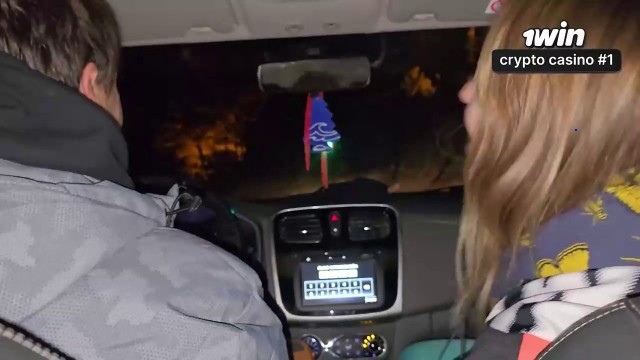 In friend's car, dual blow-job with DIRTY GIRLS - Mor-bosa, best XXX!
