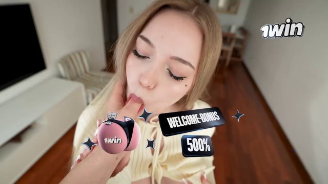 My super-steamy blonde roommate with ideal tits pounds me, swallows my spunk -