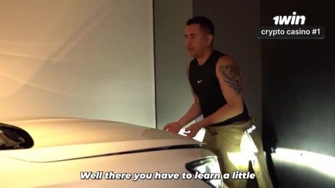 Mechanic smashes black-haired mummy Lina Henao in husband's car! - Jean Paul - XXX!