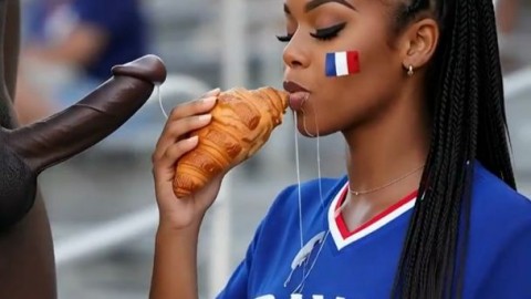 croissant 🥐 and your cum is a blast on lovescape 