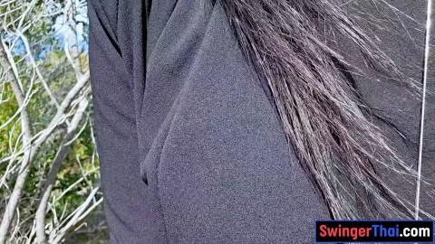 Public sex with huge tits Thai MILF Joon Mali who does it all