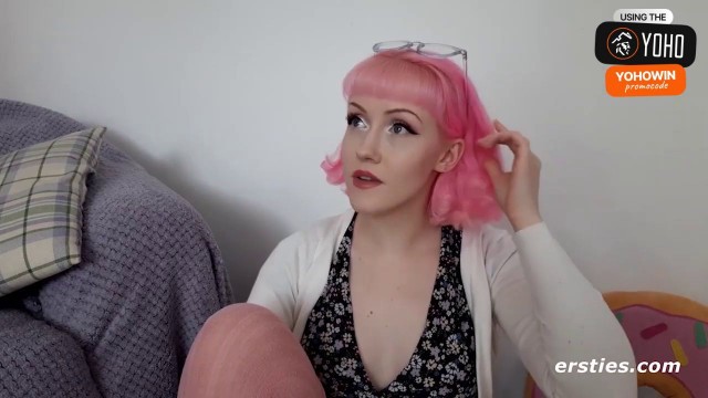 Pink haired honey drains with phat backside toy