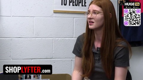 Amateur redhead teen wants to escape jail