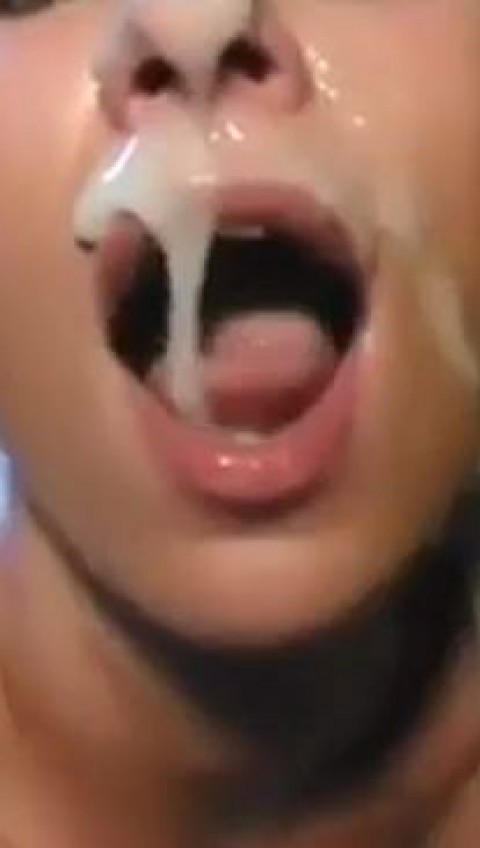 Cumshot In Mouth And Fac