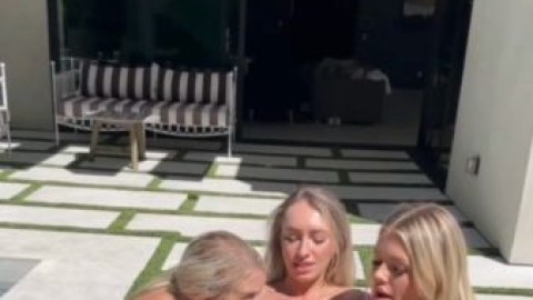 scarlettkissesxo lesbian threesome pool pornhub下载