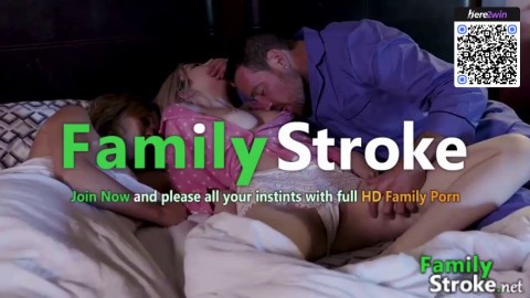 Young ash-blonde female gets a DT from stepdaddy