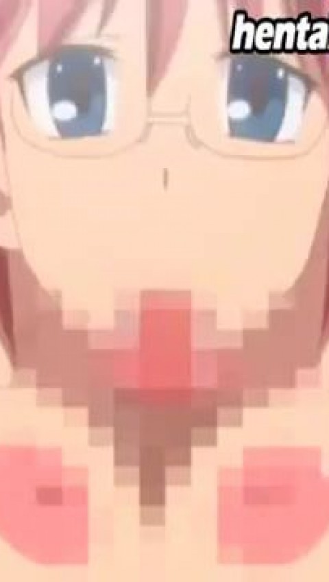 Hentai redhead with glasses outdoor POV toon anime cartoon