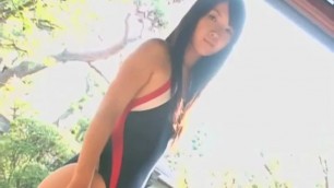 Sexytie in a Onepiece Swimsuit 1 HD