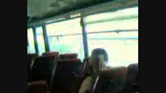 masturbation in the Public Bus Girl crazy