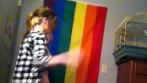 busty girlfriend striptease webcam