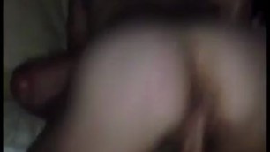 Sexy Big White Ass Nude Chick Bouncing On His Cock