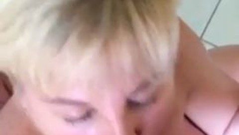 Blonde pussy Arian slutty milf sucking