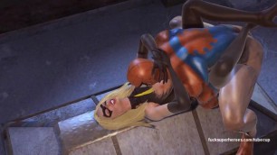 Cartoon porn spiderman sex with miss marvel