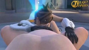 Overwatch Porn Game with Tracer Mei D Va and other heroes 3D