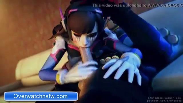 Overwatch hentai Girl fucking big dick