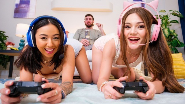 Two Slutty Pussies, One Girthy Cock With Juniper Ren, Liora Vane, Girthmasterr