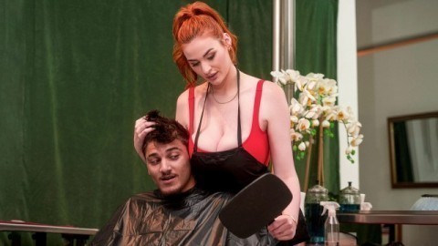 Brazzers - Barber Shop Boning With Abigaiil Morris, Victor Ray